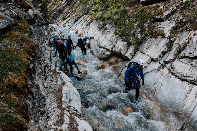 Adrenaline Canyoning Tour - Stop 1 at Abraham Lake: where the action starts