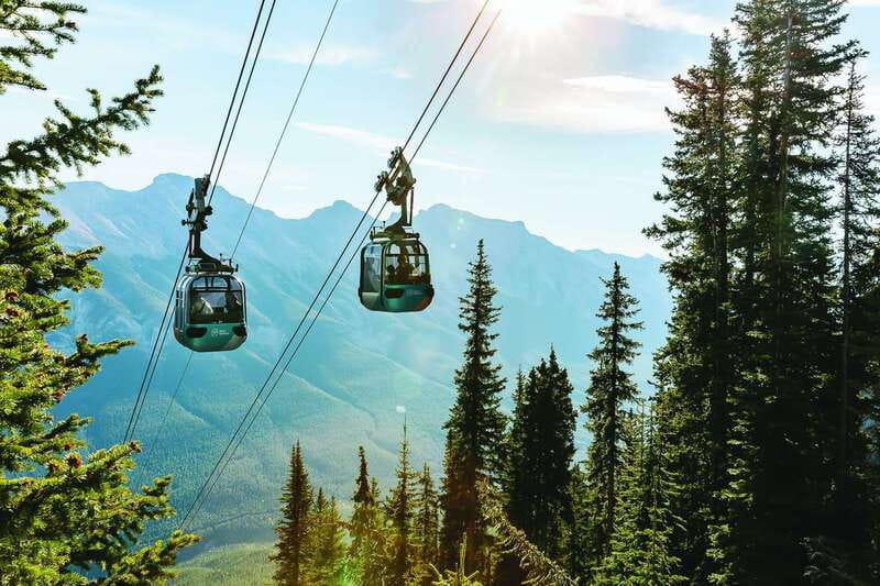 Banff: Banff Gondola Admission Ticket - Food at the top: Castle Mountain Coffee Co., Northern Lights, and Sky Bistro