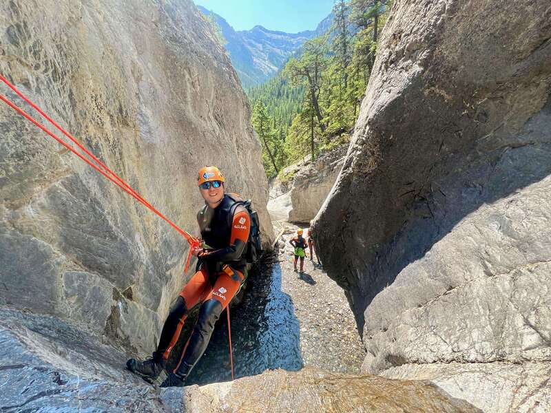 Banff: Beginner Canyoning Half-Day Tour - Safety Briefing First: learning the basics before you commit to the canyon