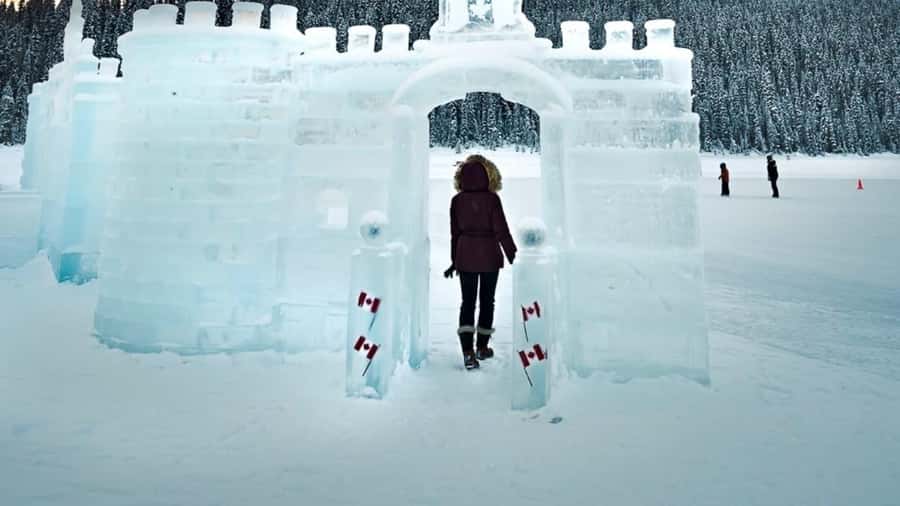Banff/Calgary/Canmore: Crowfoot Glacier and 5 Lakes Tour - Lake Louise Village and Ski Resort stops: where lunch fits