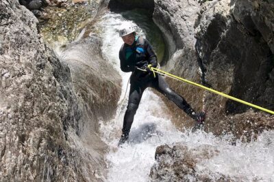 Banff Canyoning - Ghost Canyon (Intermediate Level) - The safety clinic you’ll be grateful for when the rope is in your hands