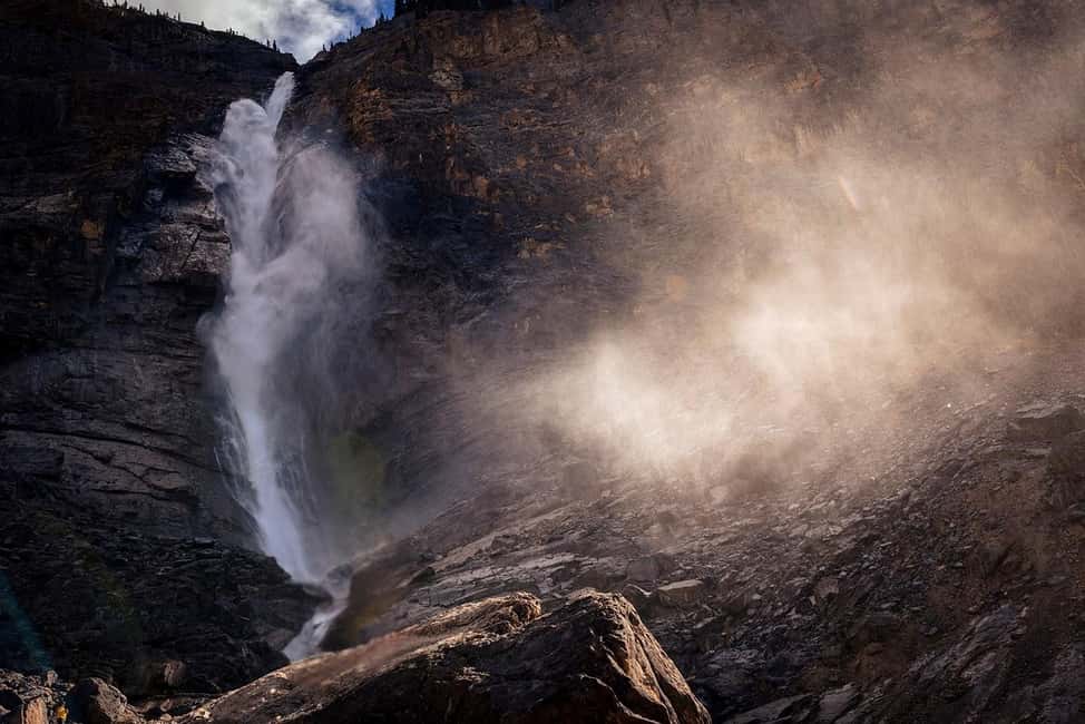 Banff: Emerald Lake, Wapta Falls & Takakkaw Falls Day Trip - Takakkaw Falls: Big Water Payoff at the End of the Road
