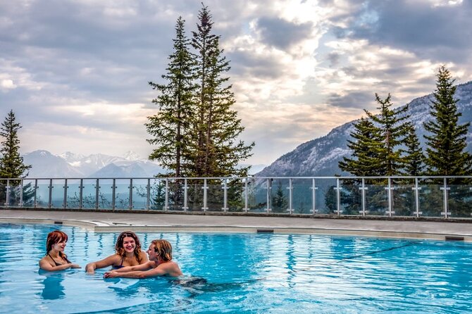 Banff: Gondola, Hot Spring and Three Lakes Tour - Banff Upper Hot Springs: mineral soak plus mountain views