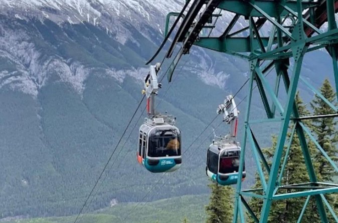 Banff Gondola Hot Springs Bow Falls and Three Lakes tour - Bow Falls and Banff Avenue: Downtown Banff in Short Bursts