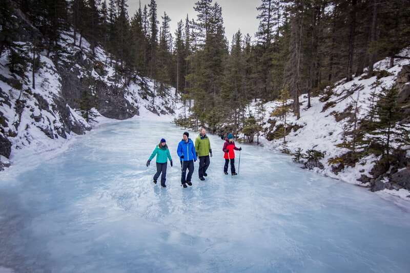 Banff: Grotto Canyon Icewalk - Getting There From Banff and the Morning Pickup Rhythm