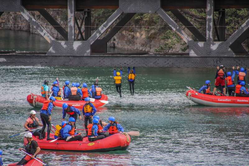 Banff: Kananaskis River Whitewater Rafting Tour - Calmer sections: river games that make the raft feel like a team
