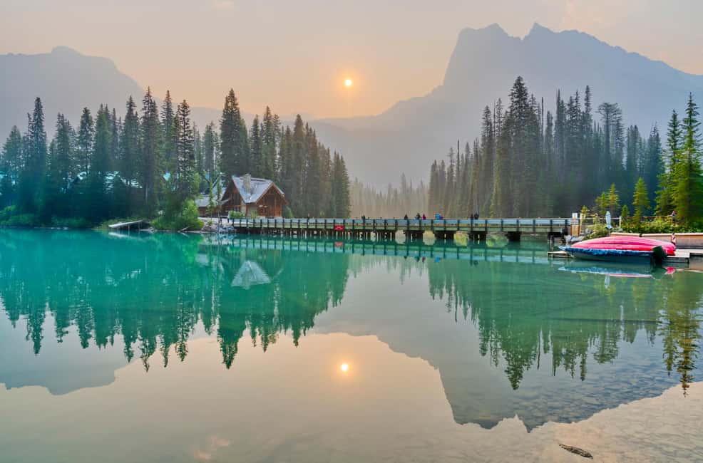 Banff: Lake Louise, Emerald, Moraine Lake & Johnston Canyon - Emerald Lake in winter (and why Moraine is summer-only)