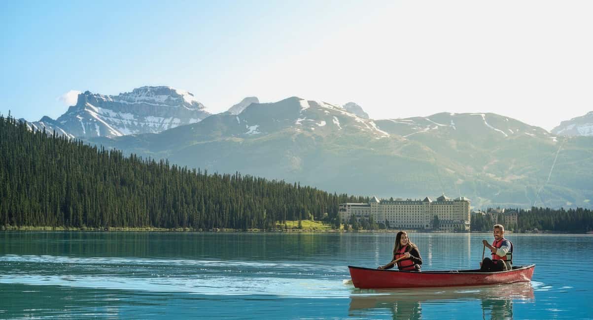 Banff: Lake Louise,Emerald & Johnston Canyon+5More - Lake Louise: Turquoise Water + the Fairmont Perk