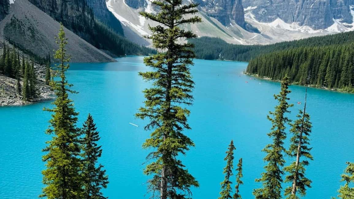 Banff. Moraine, Lake Louise ,Emerald & Johnston Canyon tour - Lake Louise: Glacier-Fed Views and a Planned Hour