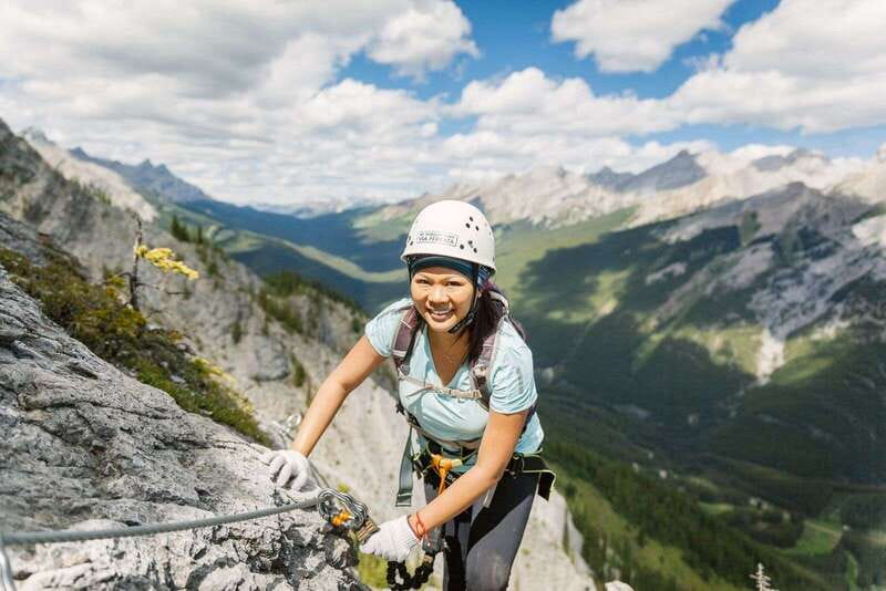 Banff: Mount Norquay 2.5 or 4-Hour Guided Via Ferrata Climb - What the views look like from 2,200–2,300 meters