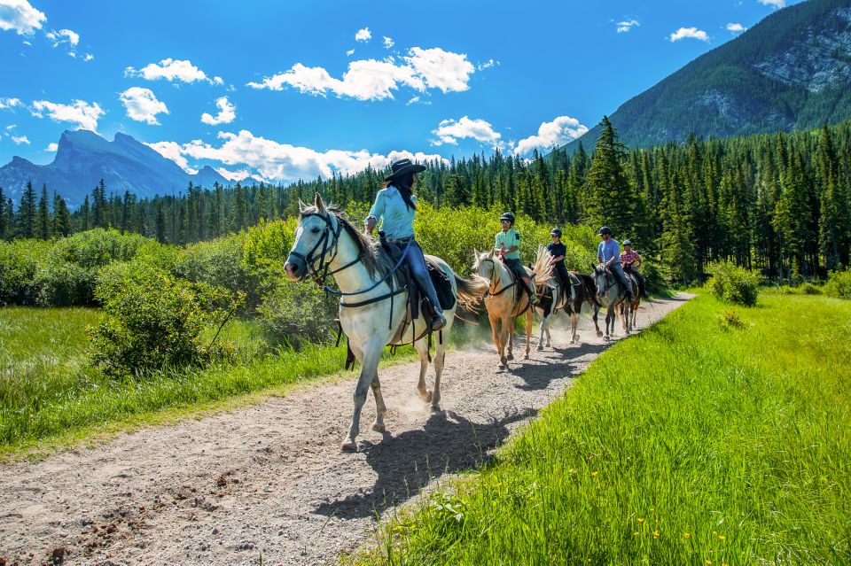 Banff National Park: 1-Hour Bow River Horseback Ride - What to wear, pack, and watch for when Banff gets a bit muddy