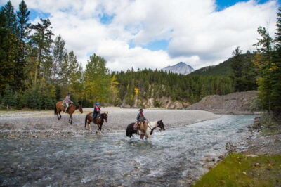 Banff National Park: 1-Hour Spray River Horseback Ride - The Fairmont Banff Springs Golf Course Pass-By