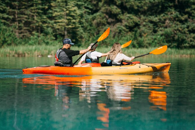Banff National Park- Double Kayak Experience - Stop 1: Bow River paddle for turquoise water and wildlife chances