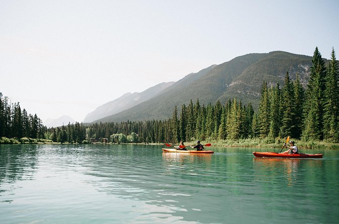Banff National Park- Double Kayak Experience - Guides and the free action photos: the human touch that makes it feel special