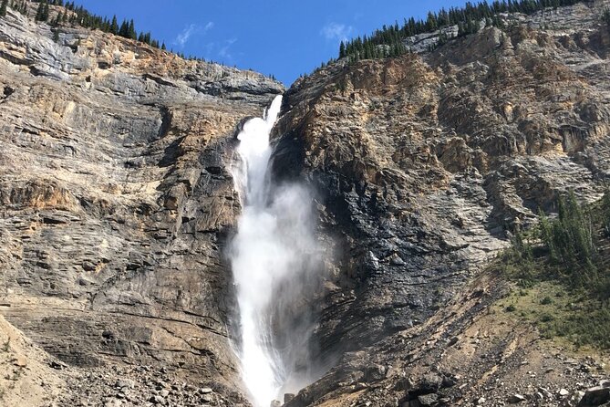 Banff Yoho Parks | Lake Louise | Moraine | Emerald - PRIVATE - Takakkaw Falls in Yoho: second-tallest waterfall energy