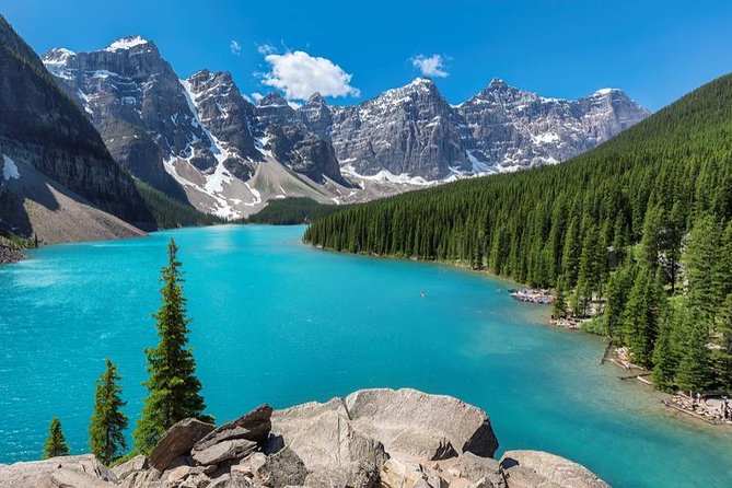 Calgary Airport Shuttle to Banff & Lake Louise - The main trade-off: fixed windows and shared stops