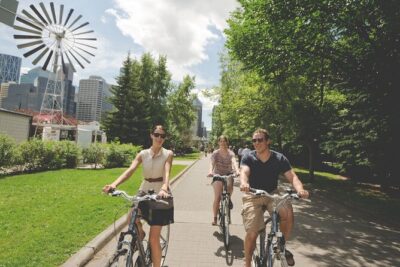 Calgary City Highlights 3 Hour Bike Tour, E-Bike Upgrade Avail. - A route built for bearings: 3 hours, lots of stops, not chaos