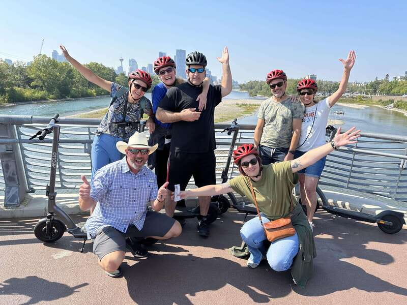 Calgary: E-Scooter City Highlights Tour - Peace Bridge: the photo stop you’ll actually use