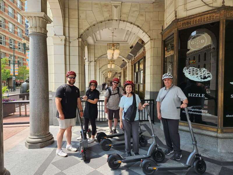 Calgary: E-Scooter City Highlights Tour - Meeting point and getting set up at Toonie Tours
