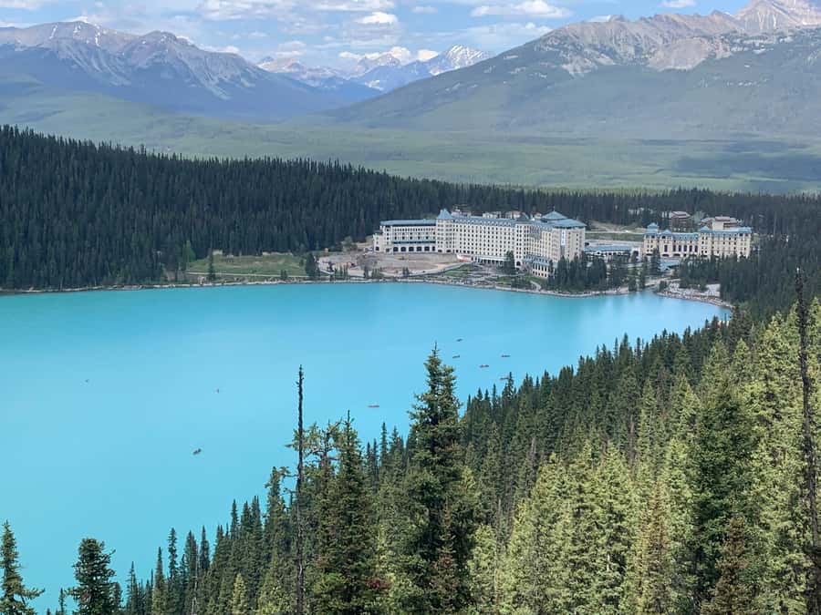 Calgary: Lake Louise, Moraine Lake, & Emerald Lake Tour - Natural Bridge over the Kicking Horse River: geology you can see in minutes