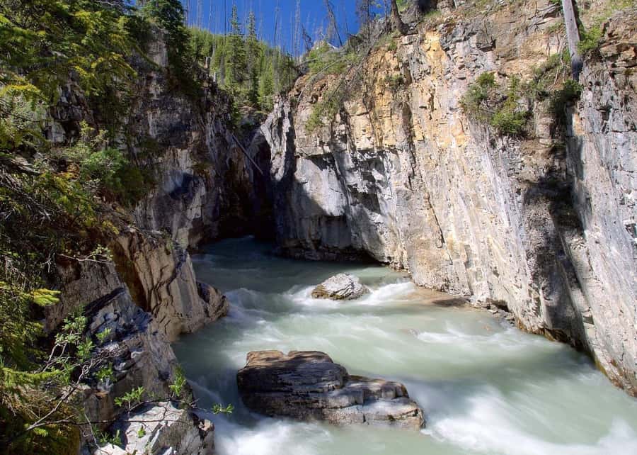 Calgary: Radium Hot Springs & Marble Canyon Day Trip - The drive: Banff and Kootenay National Parks with real timing for photos