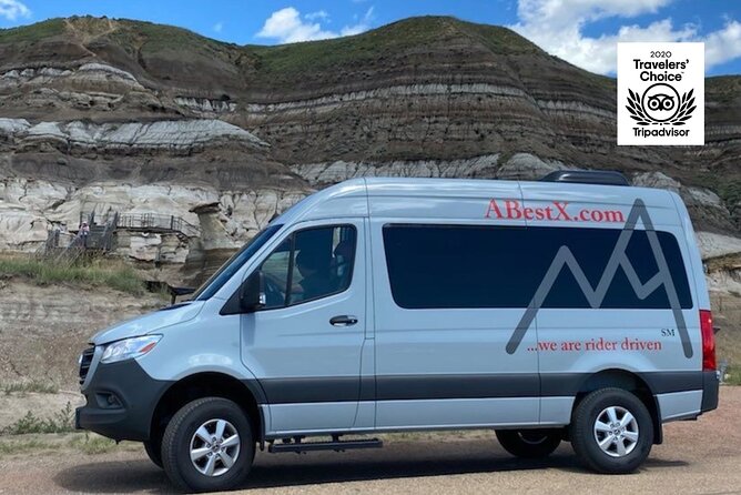 Calgary YYC Airport to Banff |Canmore| Kananaskis–Private Shuttle - The vehicle ride: Tesla EV, SUV, or Sprinter/Transit van