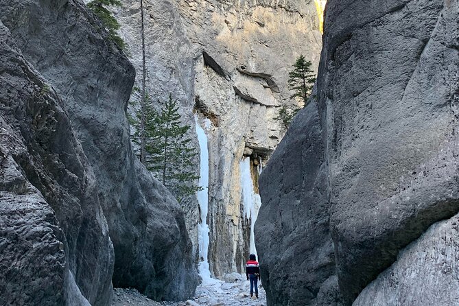 Canmore: Canyons & Cave Paintings - 2.5hr Hiking Tour - The rock art stop: reading ochre symbols with guidance