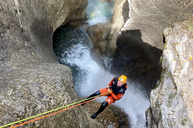 Canyoning half day - Heart Creek Canyon (beginner level) - Upper Canyon Fun: Short Rappels and Easing Into the Drops