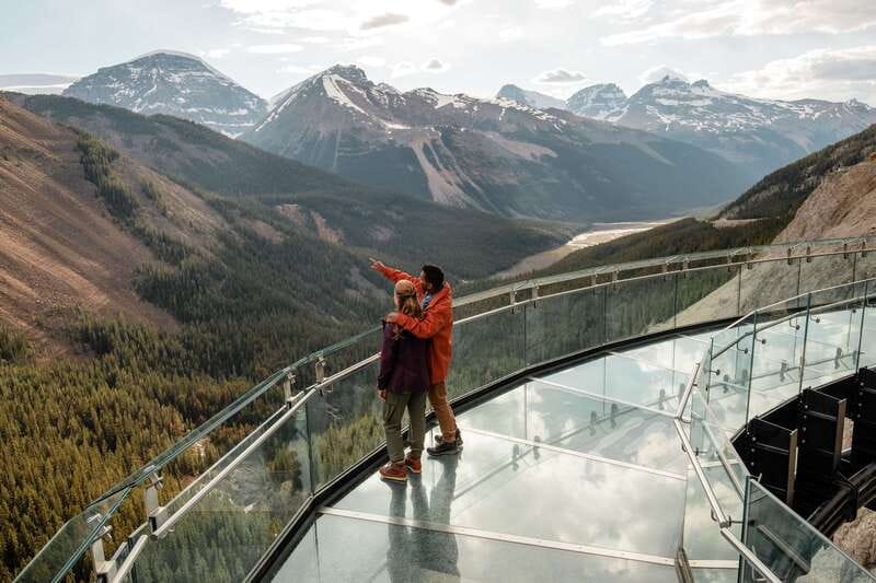 From Banff: Columbia Icefield Tour with Glacier Skywalk - The drive out: Banff pickup, Rockies views, and frequent stops