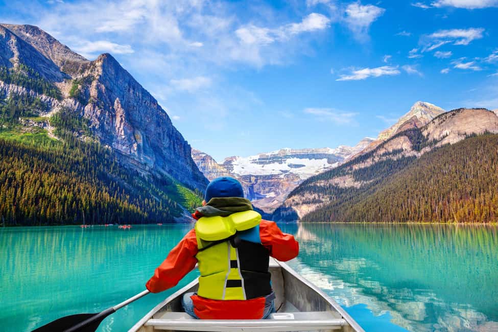 From Banff: Moraine Lake & Lake Louise Tour - Moraine Lake at the right hour: calm water, Rockpile views, two hours to do it your way