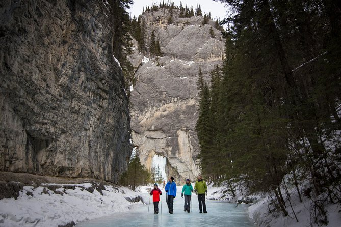 Grotto Canyon Icewalk - The canyon story: rock art history and mountain geology