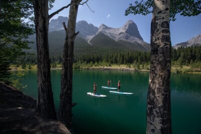 Intro to Stand Up Paddleboarding, Banff National Park - The 1.5-Hour Flow: From Johnson Lake Road to Clear Water