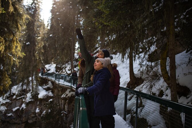 Johnston Canyon Frozen Waterfalls - Small Group Tour - Johnston Canyon Walk: Lower Falls vs Upper Falls (and What You’ll Actually See)