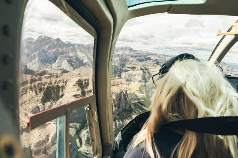 Kananaskis: 30-Minute Heli Tour of Minnewanka Lake and Banff - The Turn Between Mt Peechee and Saddle Peak (where the view changes shape)