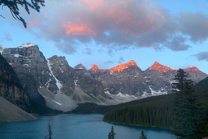 Moraine Lake, Lake Louise Afternoon Tour Half day From Banff - Stop 1 at Moraine Lake: Rockpile Trail, Shore Time, and Canoes