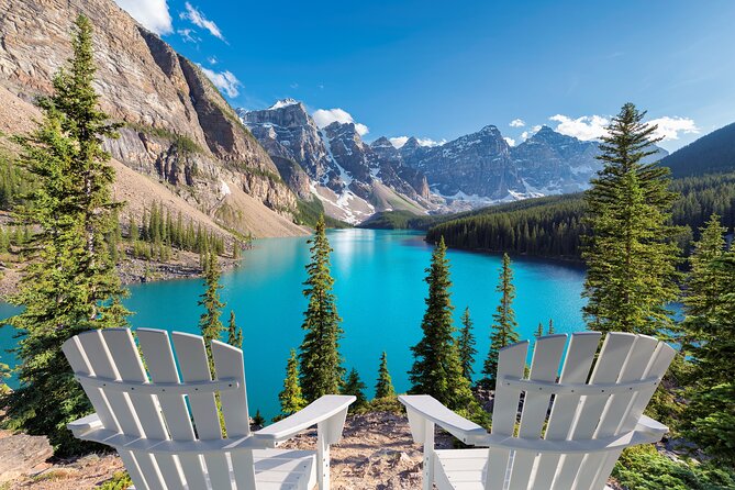 Moraine Lake, Lake Louise Johnston Canyon Banff National Park - Bow Valley Parkway and Wildlife Odds (Yes, Elk Happen)