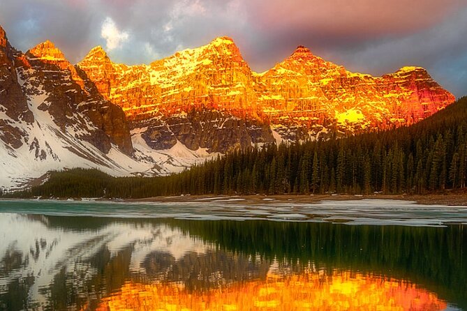 Shuttle Bus 2way BANFF to Lake louise & Moraine lake(1 hour each) - Banff Shuttle + Two Lakes in One Trip: The Practical Magic