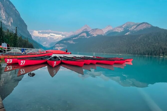 Sunrise Moraine Lake and Lake Louise - What’s included: comfort gear, coffee and cookies, and safety extras