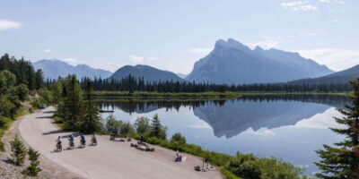 The Local Banff Explorer - E-Bike Tour - The route: Vermilion Lakes, Bow Falls, and the Banff Springs area